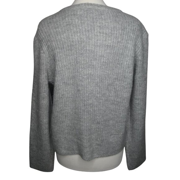 Rachel Roy Grey Pearl-Studded Women's Crew Sweater Size‎ XL - Picture 4 of 8